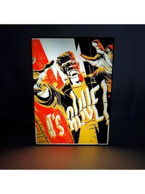 Frankenstein "It's Alive!" LED Light Box – Vintage Horror Movie Poster Sign Repr